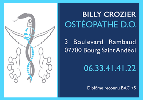 OTHEOPATHE Billy Crozier - Pierrelatte